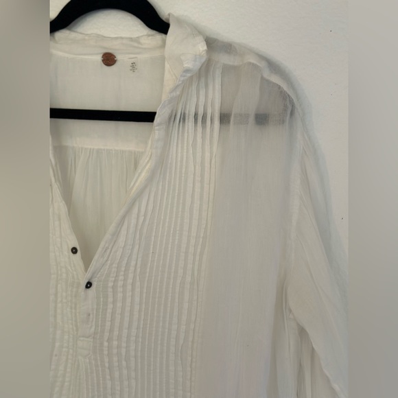 White free people tunic. Very good condition. - Picture 4 of 5